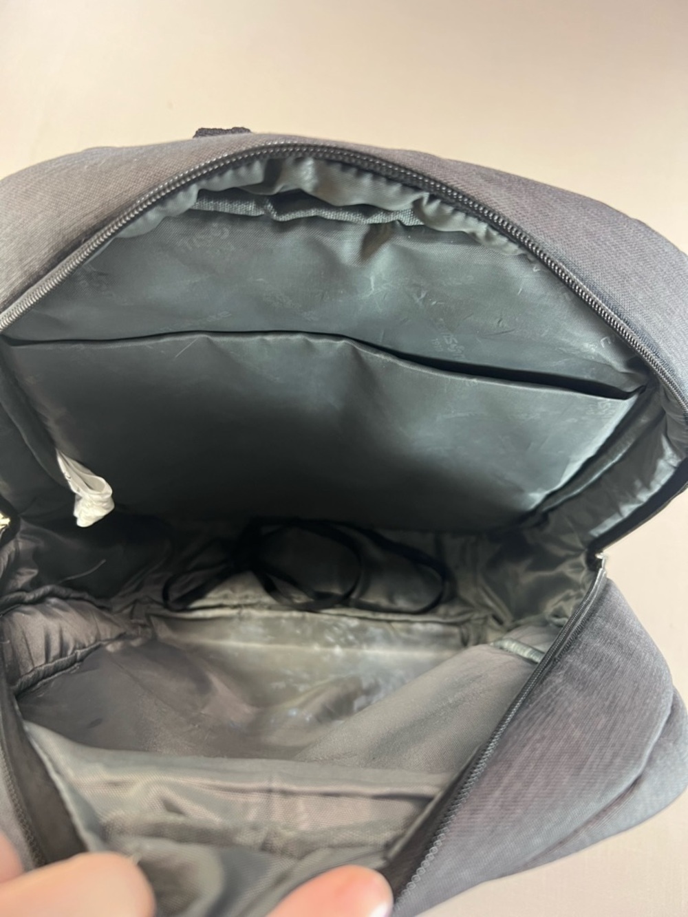 Samsonite Laptop Backpack Gray Heathered Mesh Back Panel Travel School Bag - Picture 6 of 11